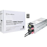 SilverStone Gemini 2400C Titanium 2400 watt voeding  2x 12V-2x6, 4x PCIe