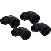 Alphacool Alphacool Eiszapfen 16/10mm Anschraubtül verbinding Zwart