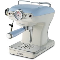 Ariete Vintage Espressomachine 1389/15 Lichtblauw/wit