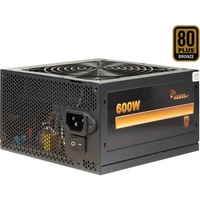 Inter-Tech Argus BPS-600 600W voeding Zwart, 4x PCIe