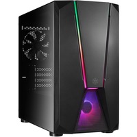 SilverStone SST-FAV1MB-PRO midi tower behuizing Zwart | 4x USB-A | RGB | Window