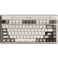 Iqunix OG80 Hitchhiker Wireless Mechanical Keyboard Grijs, US lay-out (QWERTY), IQUNIX Moonstone Turbo, 80% (TKL), RGB leds, Hot-swappable, PBT, 2.4GHz | Bluetooth 5.1 | USB-C