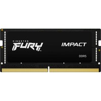 Kingston FURY Impact 16 GB DDR5-6400 (1x 16 GB) laptopgeheugen Zwart, KF564S38IB-16, SO-DIMM, XMP 3.0