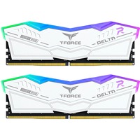 Team Group 32 GB DDR5-6400 (2x 16 GB) Dual-Kit werkgeheugen Wit, Delta RGB, FF4D532G6400HC32ADC01, XMP 3.0