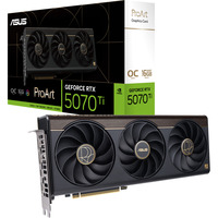 ASUS ProArt GeForce RTX 5070 Ti OC grafische kaart 2x DisplayPort, 1x HDMI 2.1, 1x USB-C, DLSS 4