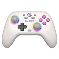 GameSir Nova HD Rumble NS Controller Wit, PC, Steam, Android, iOS, Switch, Bluetooth / 2.4 GHz / USB