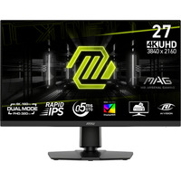 MSI MAG 272URDF E16 27" 4K UHD gaming monitor Zwart, 2x HDMI, DisplayPort, 2x USB-A, USB-B, 160 Hz / 320 Hz