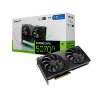 PNY GeForce RTX 5070 Ti SLIM OC 16 GB grafische kaart DLSS 4, 3x DisplayPort, 1x HDMI