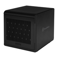 SilverStone TS434U externe behuizing Zwart