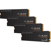 WD Black SN7100 NVMe, 4 TB SSD Zwart