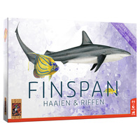 999 Games Finspan uitbreiding: Haaien en Riffen Bordspel Uitbreiding, Nederlands, 1 - 5 spelers, 45 minuten, Vanaf 10 jaar