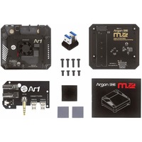 Behuizing voor Raspberry Pi 4 Argon One M.2 Zwart