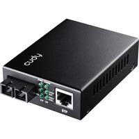 Cudy MC100GMA-05 Gigabit Ethernet Media Converter mediaconverter Zwart