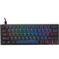 Ducky One 3 Pro Mini RGB mechanisch gaming toetsenbord Zwart, US lay-out (QWERTY), Cherry MX2A Speed Silver, 60%, RGB led, Double-shot PBT, QUACK Mechanics, hot swap