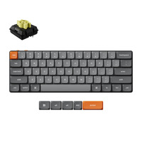 Keychron K9 Max-H4 RGB mechanisch toetsenbord Zwart, US lay-out (QWERTY), Keychron Milk POM Banana, 60%, RGB leds, Double-shot PBT, hot swap, USB-C | 2.4 GHz | Bluetooth 5.1