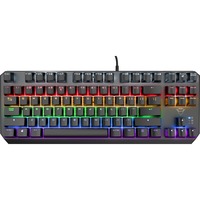 Trust GXT 834 Callaz, gaming toetsenbord Zwart, EU lay-out (QWERTY), Outemu Red, TKL, RGB led