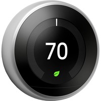 Google Nest Learning Thermostat Roestvrij staal
