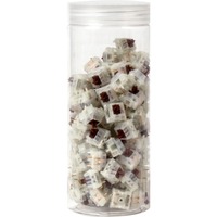 Keychron Gateron Cap V2 Milky-Brown Switch-Set keyboard switches Bruin/wit, 110 stuks