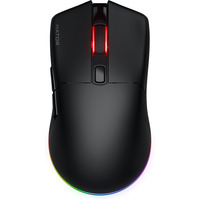 Hator Pulsar 3 Wireless gaming muis Zwart, 400 - 11.000 DPI, RGB, 2.4GHz / Bluetooth 5.1 / USB