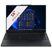 Lenovo ThinkPad E16 Gen 3 (21ST004HMH) 16"  laptop Zwart | Ryzen 5 220 | Radeon 740M | 16 GB | 512 GB SSD