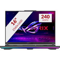 ASUS ROG Strix G16 G614FR-S5213W 16"  gaming laptop Grijs/groen | Ryzen 9 9955HX | RTX 5070 Ti | 32 GB | 1 TB SSD