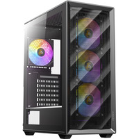 Antec AX85 ARGB midi tower behuizing Zwart | 2x USB-A | Tempered Glass