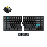 Keychron Q11 Ultra 8K Wireless Custom Mechanical Keyboard Zwart, US lay-out (QWERTY), Keychron Silk POM Banana, 100%, RGB leds, KSA double-shot PBT, hot swap, 2.4GHz | Bluetooth 5.2 | USB-C