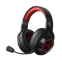Edifier G2 S Draadloze 7.1 gamingheadset over-ear gaming headset Zwart/rood, RGB, Bluetooth / 2.4 GHz / USB