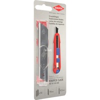 KNIPEX Vervangmessen 90 10 165 E02, 10 stuks reservemes voor CutiX 90 10 165 BK