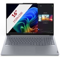 Lenovo ThinkBook 16 G7 QOY (21NH000CMH) 16" Copilot+ laptop Grijs | Snapdragon X Plus X1P-42-100 | Qualcomm Adreno GPU | 32 GB | 1 TB SSD