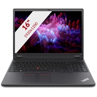 Lenovo ThinkPad P16v Gen 1 (21FC001CMH) 16" laptop Zwart | Core i7-13800H | RTX 2000 | 32 GB | 1 TB SSD