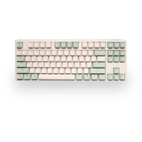Ducky One 3 Matcha TKL mechanisch toetsenbord Crème, US lay-out (QWERTY), Cherry MX Brown, 80% (TKL)	, PBT Double Shot, hot swap