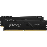 Kingston FURY 64 GB DDR4-3600 (2x 32 GB) Kit werkgeheugen Zwart, KF436C18BBK2/64, Beast, XMP 2.0