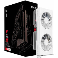 XFX Radeon RX 9060 XT Swift OC 8GB grafische kaart Wit, RDNA4, GDDR6, 2x DisplayPort, 1x HDMI 2.1