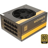 Inter-Tech SAMA FTX-850-B ARMOR modulaire 850 watt voeding  Zwart, 4x PCIe, 4x PCIe, Kabelmanagement