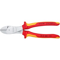 KNIPEX Kracht-zijsnijtang VDE 7406200 kniptang Rood/geel