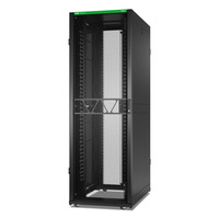 APC NetShelter SX AR3347B2, 48U server rack Zwart/groen, 2258H x 750B x 1200D mm, met zijpanelen