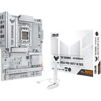 ASUS TUF GAMING B850-PRO WIFI7 W NEO socket AM5 moederbord Wit, RAID, 2,5Gb-LAN, WLAN, BT, Sound, ATX