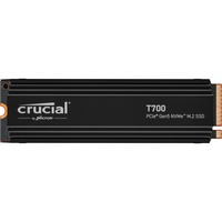 Crucial T700 Heatsink 1 TB SSD Zwart, CT1000T700SSD5, PCIe 5.0 x4, NVMe 2.0, M.2 2280