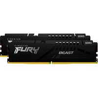 Kingston FURY Beast 64 GB DDR5-6400 (2x 32 GB) werkgeheugen Zwart, KF564C32BBEK2-64, XMP 3.0, EXPO 1.1