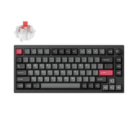 Lemokey P1 Pro-M1, toetsenbord Zwart, US lay-out, Keychron Super Red, 75%, RGB leds, Double-shot PBT, hot swap, 2.4 / Bluetooth / USB-C