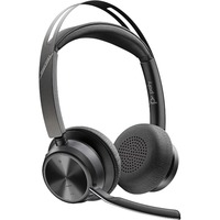 Plantronics Voyager Focus 2 UC USB-A on-ear headset Zwart
