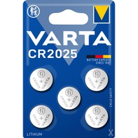 VARTA Lithium Coin CR2025 batterij 5 stuks