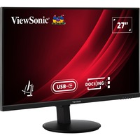 ViewSonic VG2709U-2K dockingmonitor met dubbele luidsprekers en Daisy Chain 27" Zwart (mat), 1x DisplayPort, 1x HDMI, 1x USB-C, 2x USB-A, 1x RJ-45