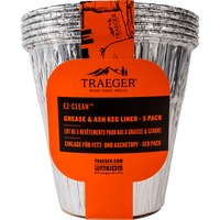 Traeger Inzetstuk voor vet- en aslade BAC608 container Aluminium, 5 stuks, Aluminium