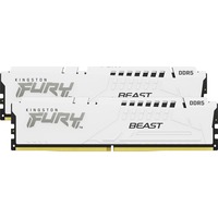 Kingston FURY 64 GB DDR5-5200 Kit werkgeheugen Wit, KF552C36BWEK2-64, Beast, EXPO