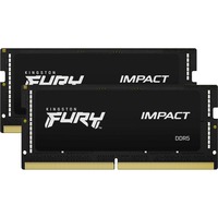 Kingston FURY Impact 32 GB DDR5-5600 (2x 16 GB) laptopgeheugen Zwart, KF556S40IBK2-32, SO-DIMM