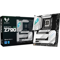 MAXSUN MS-iCraft Z790 WIFI V2 socket 1700 moederbord Zwart, RAID, 2x 2.5 Gb-LAN, WLAN, BT, Sound, ATX