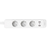 TP-Link Tapo P300 3-voudige smart wifi stekkerdoos Wit, 3x stekker, 2x USB-A, 1x USB-C, Wifi, Bluetooth 4.2