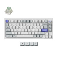 Keychron Q1 HE 8K Magnetic Switch Keyboard Wit, US lay-out (QWERTY), Keychron Ultra-Fast Lime, 75%, RGB, Hot swap, 8K